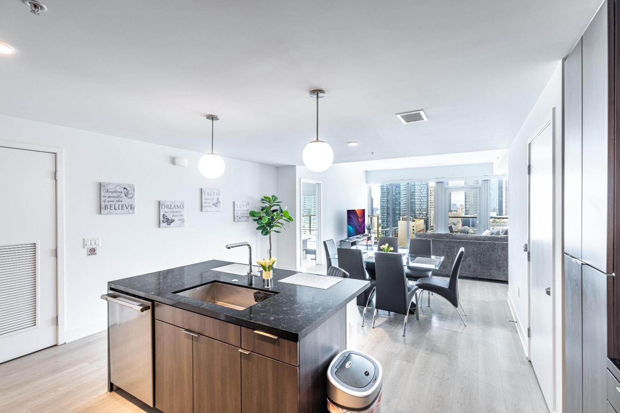 Top Floor High Rise 3 Bed Dtla Skyscraper Penthouse Los Angeles Zewnętrze zdjęcie